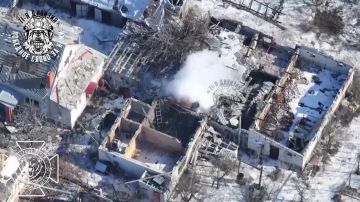 Кадры боёв за н.п. Волчанские Хутора