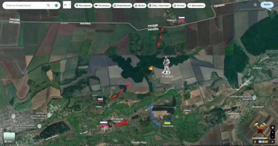 Группировка "Север" освободила крупный поселок Волчанские Хутора, и вышли к узлу Покаляное-Зыбино, прикрывающий главный логистический маршрут снабжения приграничья Волоховка-Белый Колодезь