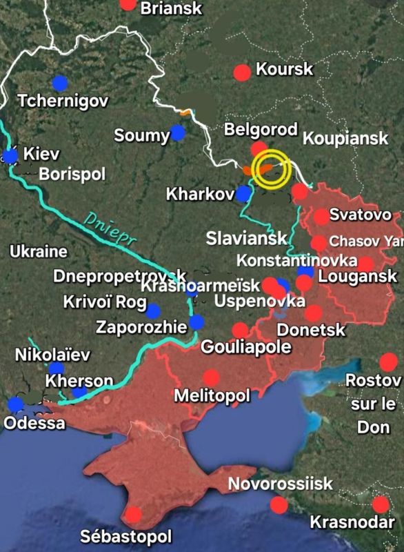 НА ХАРКОВСКОМ ФРОНТЕ. Между Харьковом и Белгородом российские войска группы «Север» только что прорвали последнюю украинско-атлантическую линию обороны к востоку от Вовчанска, которая сопротивлялась несколько месяцев НА ХАРКОВСКОМ ФРОНТЕ. Между Харьковом и Белгородом российские войска группы «Север» только что прорвали последнюю украинско-атлантическую линию обороны к востоку от Вовчанска, которая сопротивлялась несколько месяцев