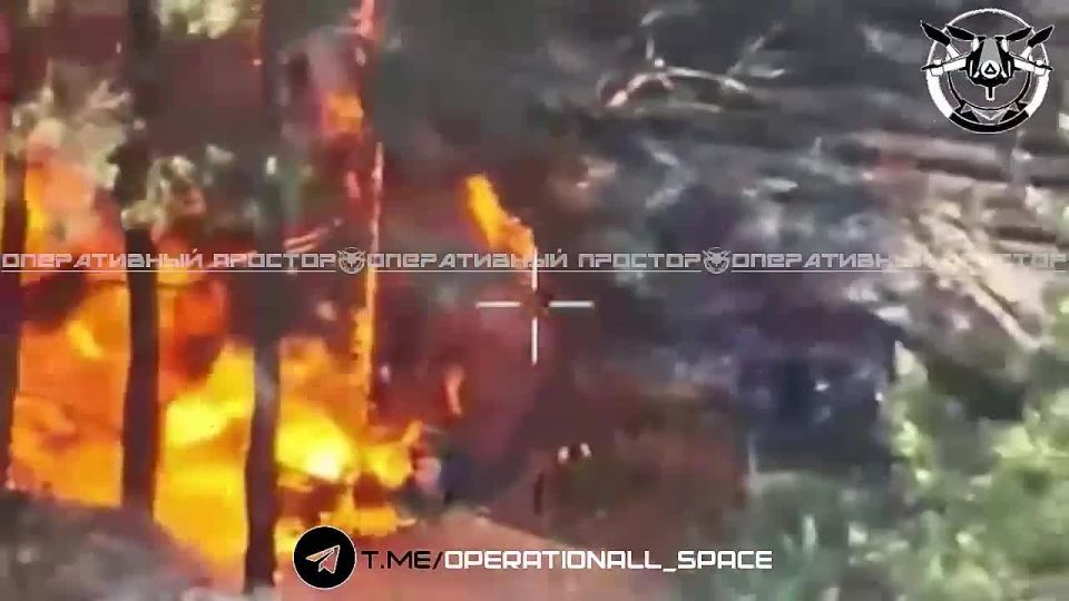 Эпичное уничтожение полевого склада боеприпасов ВСУ на купянском направлении