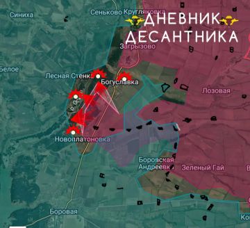 Село Богуславка на Изюмско-Боровском направлении в Харьковской области на данный момент в серой зоне, сообщает "Дневник десантника":