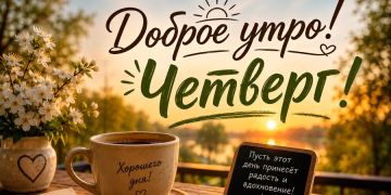 Сергей Лебедев: Утро… как утро! Четверг наступил, и слава Богу!
