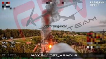 Владислав Шурыгин: Уничтожение трансформатора на подстанции ПС 110/10 кВ «Старый Салтов» в Харьковской области ударом оптоволоконного FPV-дрона «КВН»