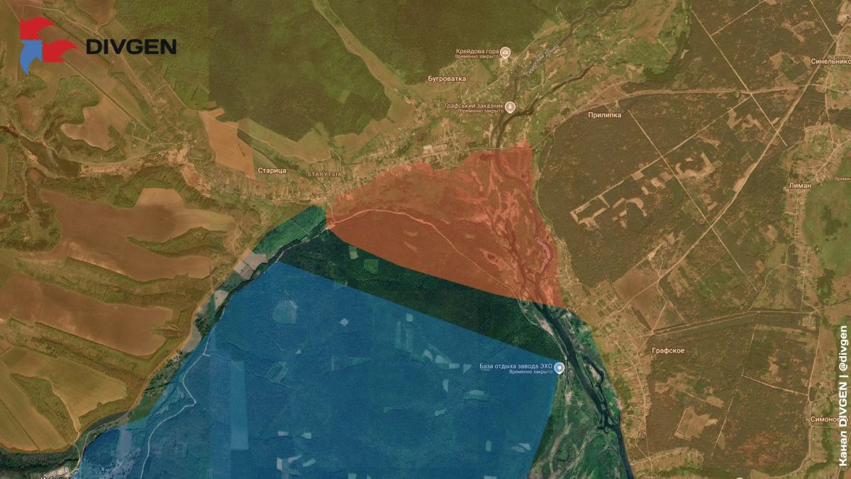 ВС РФ продвигаются в крупном лесном массиве у Старицы ВС РФ продвигаются в крупном лесном массиве у Старицы