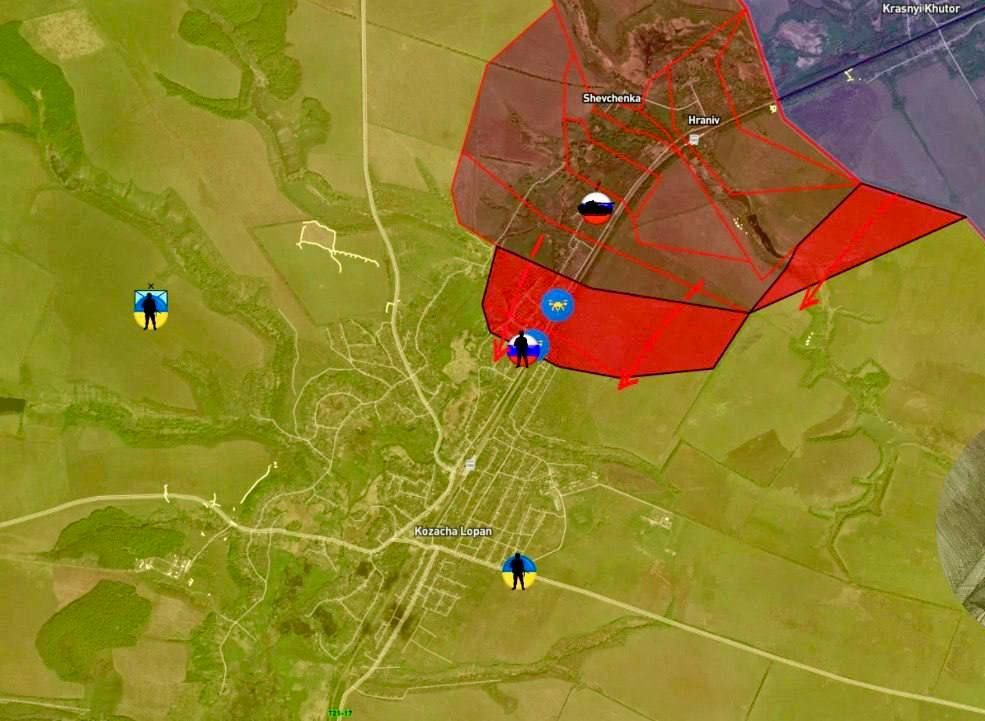 Родион Северьянов: Бойцы 245-го полка с тяжёлыми боями продвигаются в Казачьей Лопани