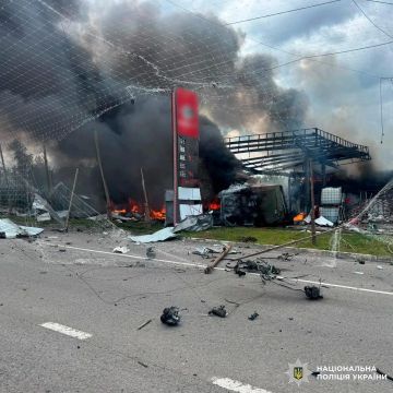 В Харькове уничтожена еще одна АЗС