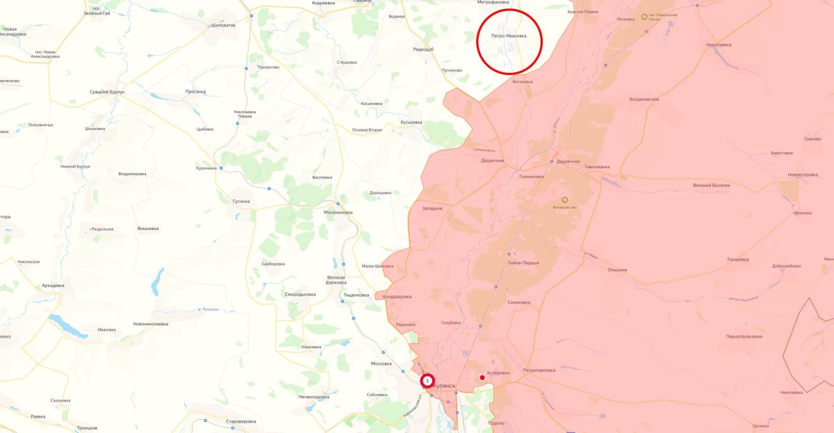 Минобороны России заявило об освобождении населённого пункта Петро-Ивановка в Харьковской области