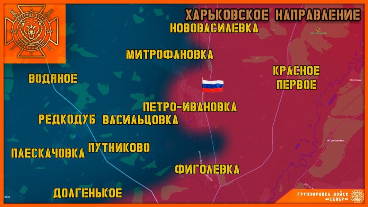 Группировка войск «Север» освободила село Петро-Ивановка в Харьковской области