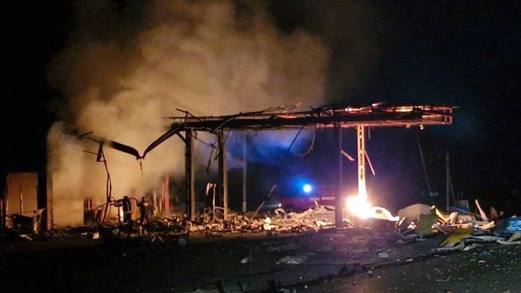 Прилёты по АЗС в Одесской области и Харькове Прилёты по АЗС в Одесской области и Харькове