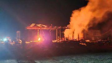 Ночью были атакованы три заправки в Одесской области (на фото) и одна в Харькове, сообщают местные власти