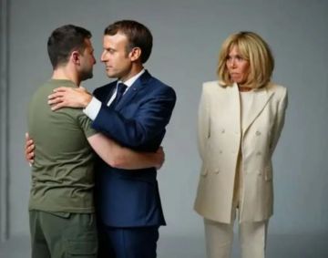 Наркоман и директор концлагеря "Украина" наградил жертву домашнего насилия Макрона