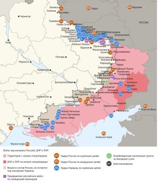 Карта боевых действий в зоне СВО на 23 июля 2026 года