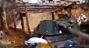 Бойцы «стальной» бригады Росгвардии уничтожили самоходку ВСУ на оборудованной огневой позиции