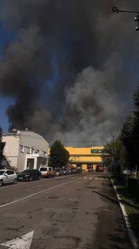 В результате ночного удара в Вишневом уничтожен склад издательства настольных игр ROZUM: сгорели более 200 тыс