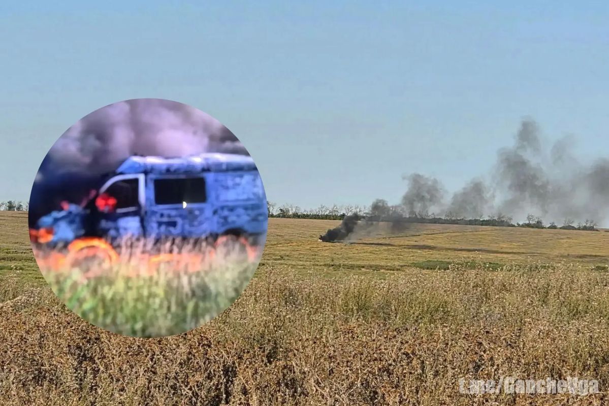 Боевики киевского режима атаковали гражданский автомобиль в Харьковской области