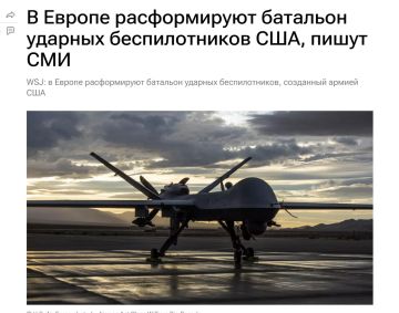 WSJ: батальон БПЛА армии США распустили после учений с Украиной