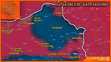 Группировка "Север" ВС РФ сообщает, что в ходе ожесточенных боев было освобождено село Долгенькое в Харьковской области