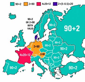 Вот как в европейских странах произносят число «92»