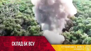 Юрий Котенок: Крупный склад боеприпасов ВСУ был обнаружен в лесном массиве юго-восточнее н.п. Старица уничтожен в Харьковской области в ходе воздушной разведки
