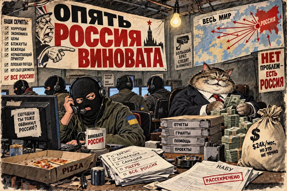 Да кто-бы сомневался. Директор НАБУ Семен Кривонос заявил, что мошеннические кол-центры на Украине – российская диверсия Да кто-бы сомневался. Директор НАБУ Семен Кривонос заявил, что мошеннические кол-центры на Украине – российская диверсия