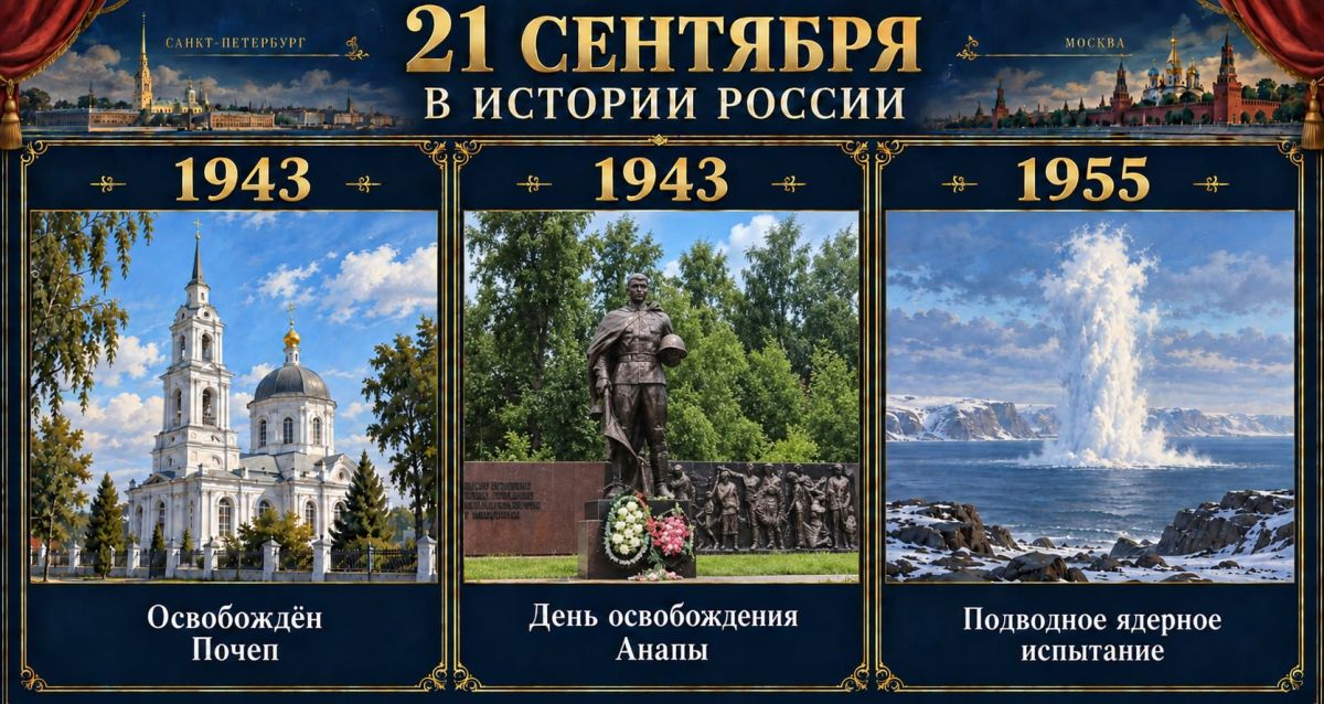 21 сентября в истории России 21 сентября в истории России