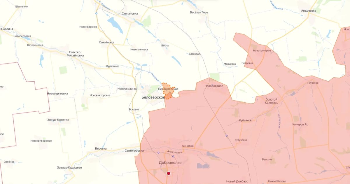 Вооружённые силы России освободили восемь населённых пунктов в Донецкой Народной Республике, Харьковской, Днепропетровской и Запорожской областях Вооружённые силы России освободили восемь населённых пунктов в Донецкой Народной Республике, Харьковской, Днепропетровской и Запорожской областях