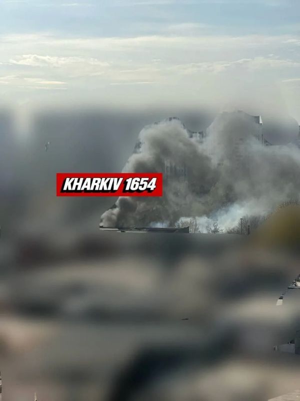 Кадры прилета по Харькову